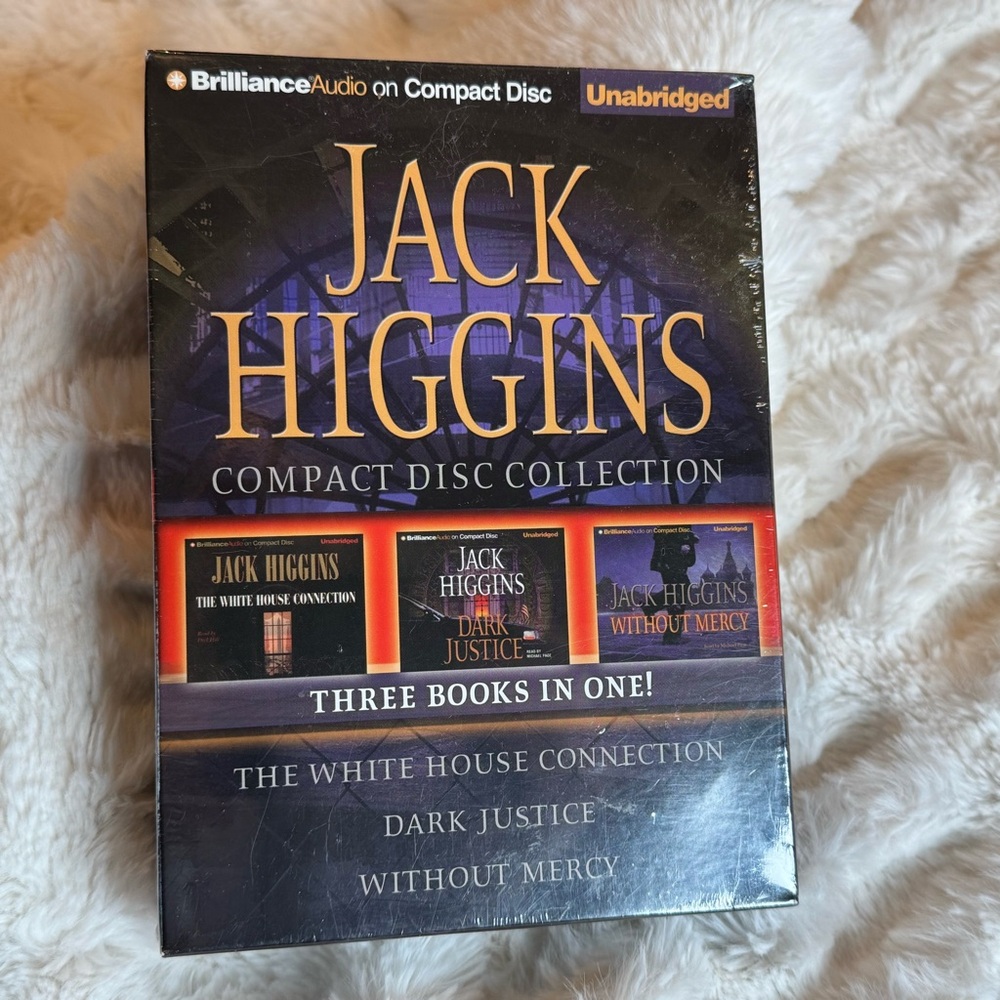 Jack Higgins compact disc unabridged audio book collection-NIB